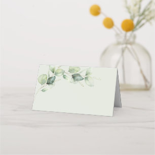 Carte De Placement Eucalyptus Green Succulent Mariage Carte Place