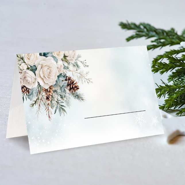 Carte De Placement Evergreen Winter Onederland (Créateur téléchargé)