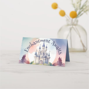 Carte De Placement Fairy Tale Castle Party
