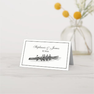 Carte De Placement Femmes Aviron Rameuses Équipe D'équipage Sports Na