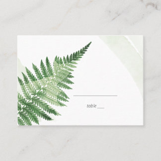 Carte De Placement Ferme verte minimaliste