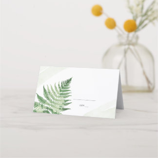 Carte De Placement Ferme verte minimaliste