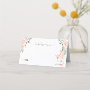 Carte De Placement Fête de mariage Rosé All Day