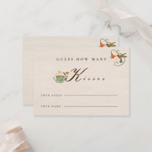 Carte De Placement Fête des mariées de de fleurs de lin vintage