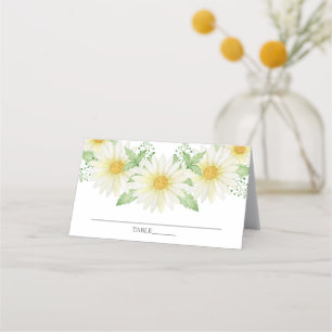 Carte De Placement Fête des mariées de marguerite fraîche