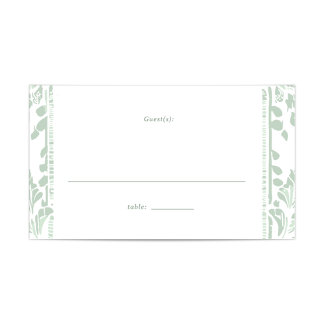 Carte De Placement Feuille de table Mariage Norwich