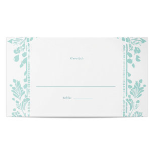 Carte De Placement Feuille de table Mariage Norwich