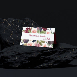 Carte De Placement Figues florissantes   Moody Watercolor Réception F