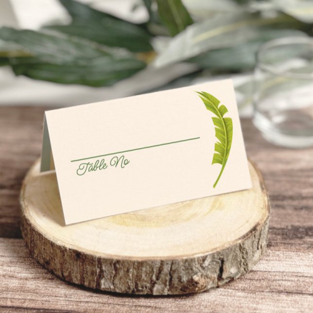 Carte De Placement Flamingo Tropics Coastal Seaside Wedding (Créateur téléchargé)