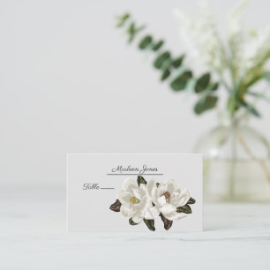 Carte De Placement Fleurs de Magnolia