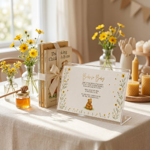 Carte De Placement Fleurs de Nounours pour Bébé Livres 