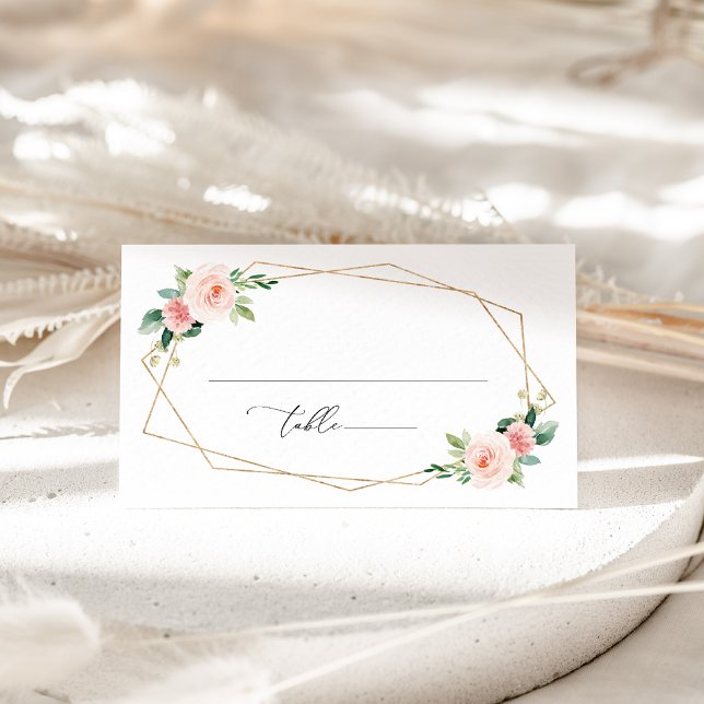 Carte De Placement Fleurs Rouges, Fleurs Roses, Boho, Fête des mariée (Créateur téléchargé)