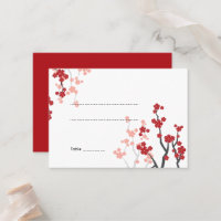 Fleurs Sakura Fleurs rouges Cerisiers fleurs Maria