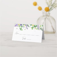 Carte de placement Fleurs sauvages et jonquilles r
