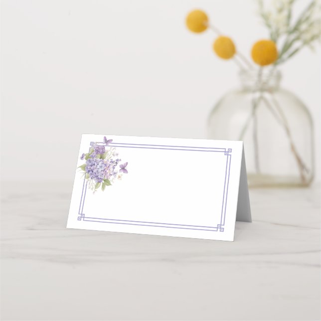 Carte De Placement Folded Name Place Card (Devant)