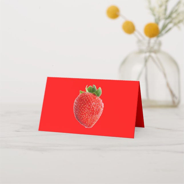 Carte De Placement Fraise d'été (Devant)