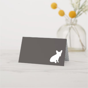 Carte De Placement French Bulldog Theme Party - Baby shower neutre