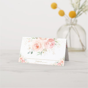 Carte De Placement Fuchsia Floral Mariage Bébé Shower Anniversaire