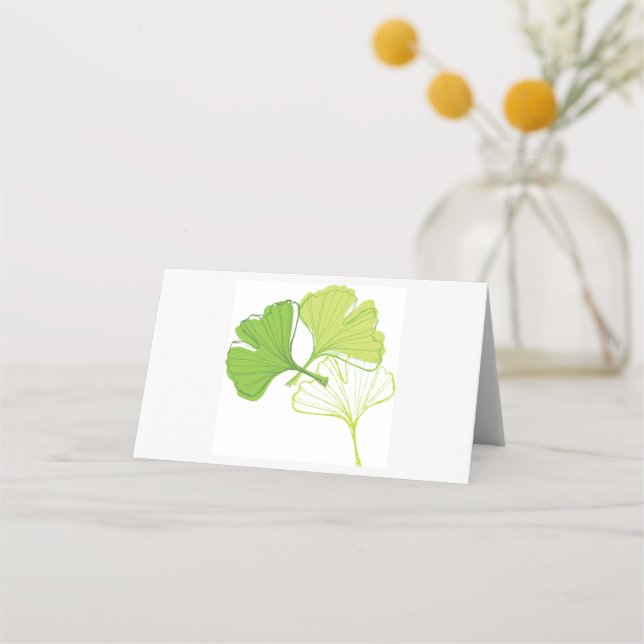 Carte De Placement Ginkgo Leaf (Devant)