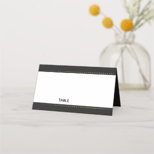 Carte De Placement Gold Heart Homme Mariage   Carte de place