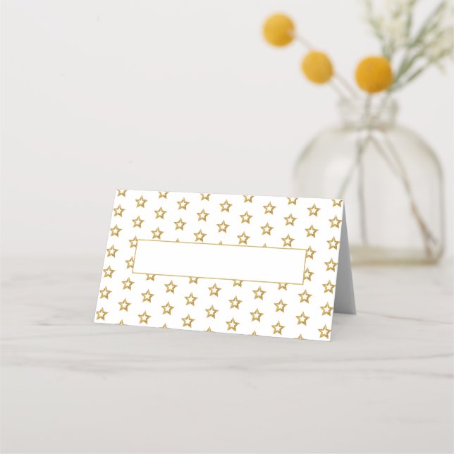 Carte De Placement Gold Stars (Devant)