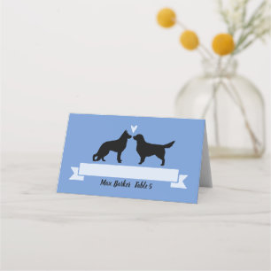 Carte De Placement Golden Retriever et le Mariage berger allemand