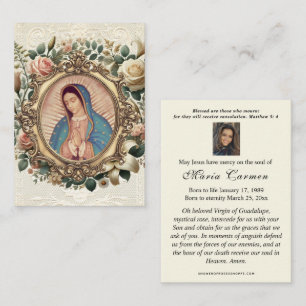 Carte De Placement Guadalupe Vierge Marie