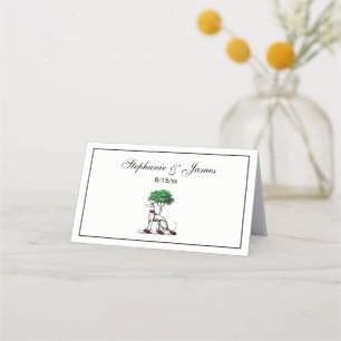 Carte De Placement Héritier de Greyhound Whippet avec arbre héraldiqu