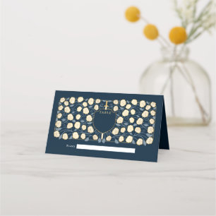 Carte De Placement Imaginaire médiéval de l'épée et du bouclier Maria