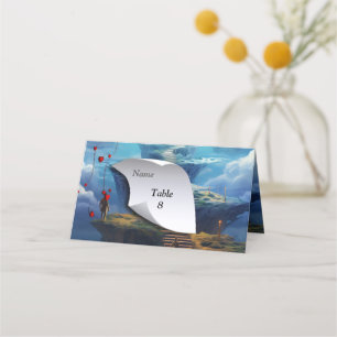Carte De Placement Imaginaire royaumes de paysages magiques