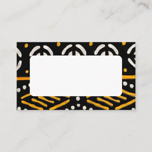 Carte De Placement Impression africaine  (Devant)