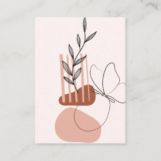 Carte De Placement Impression d'art botanique moderne,