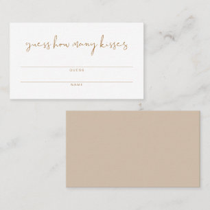 Carte De Placement INDIE Boho Combien de Fêtes des mariées de baisers