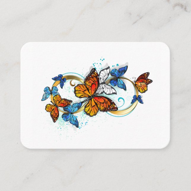 Carte De Placement Infinity of Monarch Butterflies (Devant)