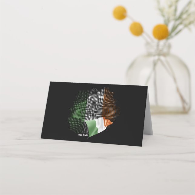 Carte De Placement Ireland flag (Devant)