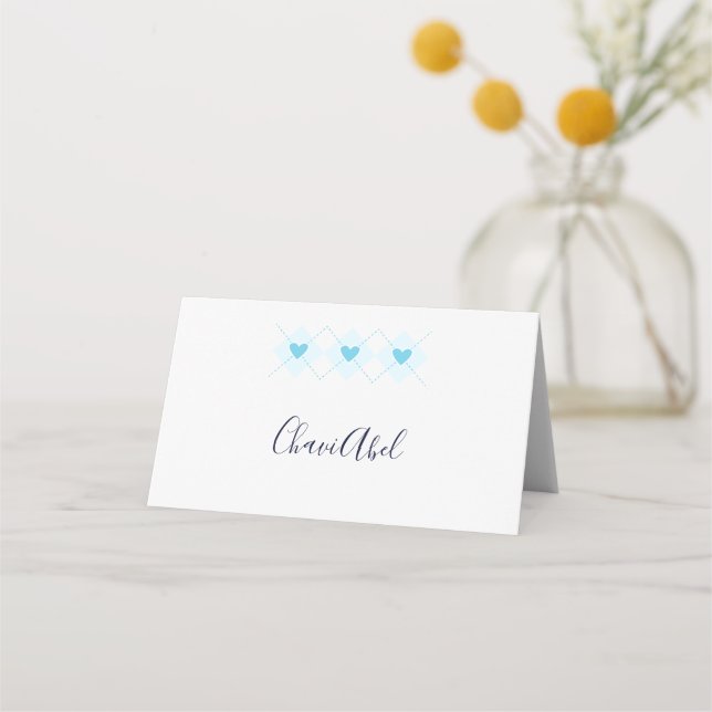 Carte De Placement Jacquard agréable (Devant)