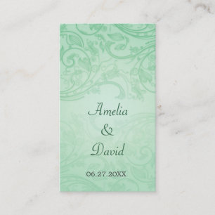 Carte De Placement Jade Flourish - Occasion spéciale