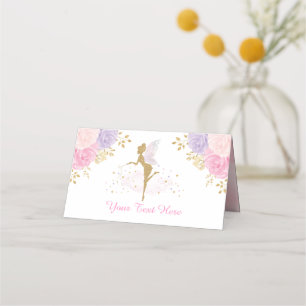 Carte De Placement Jardin féerique Fairy Birthday Baby shower