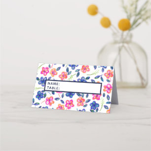 Carte De Placement Jardin fleuri