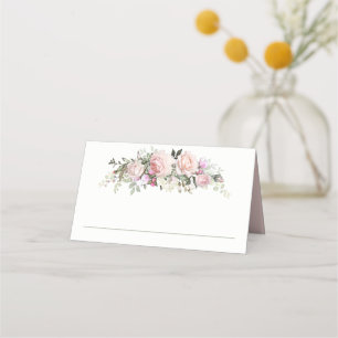 Carte De Placement Jardin Rose d'été rose féminin