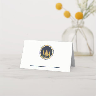 Carte De Placement King Wild Thing Gold Crown Burlap Anniversaire