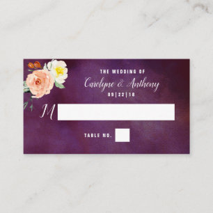 Carte De Placement La Collection Mariage Romance In Bloom