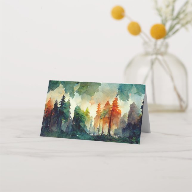Carte De Placement La forêt (nature) (Dos)