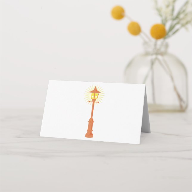 Carte De Placement Lampe de rue (Devant)