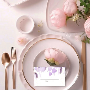 Carte De Placement Lavande classique Eucalyptus Parties scintillant M