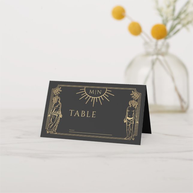 Carte De Placement Le Mariage de la carte Lovers Gold Tarot (Devant)