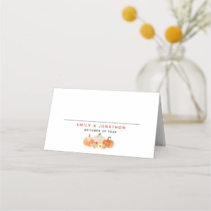 Carte De Placement Les Citrouilles de la Glitterie tombent dans les n