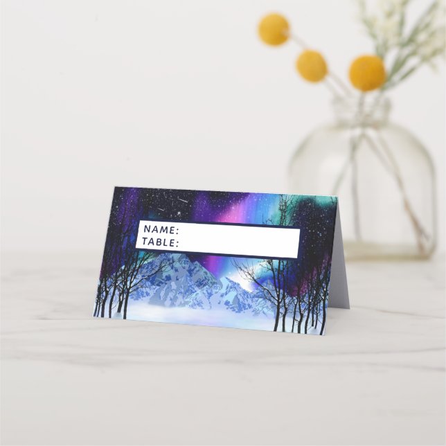 Carte De Placement Les points forts de l'hiver (Devant)