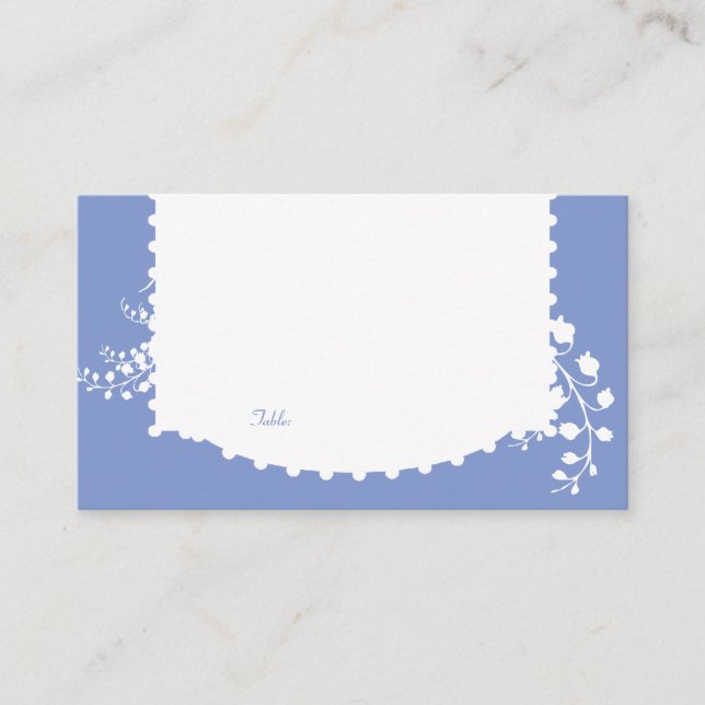 Carte De Placement Lily de la table Mariage de la vallée Placecard (Devant)