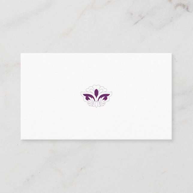 Carte De Placement Magenta rouge décoratif (Devant)